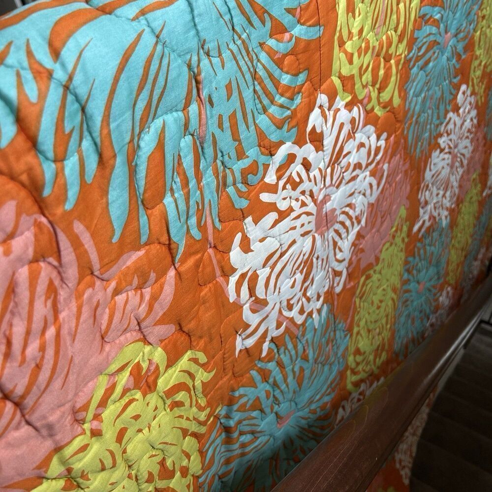 Nettle Creek Vintage Floral Bedspread Full Size Boho Cottagecore Artsy Vibrant